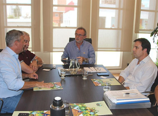 Costamagna recibió a la cúpula de Agricultores Federados Argentinos