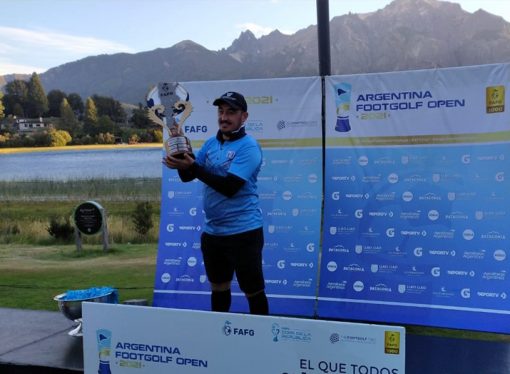 Un santafesino fue campeón en el Argentina Footgolf Open, título que ostentaba el “Ratón” Ayala